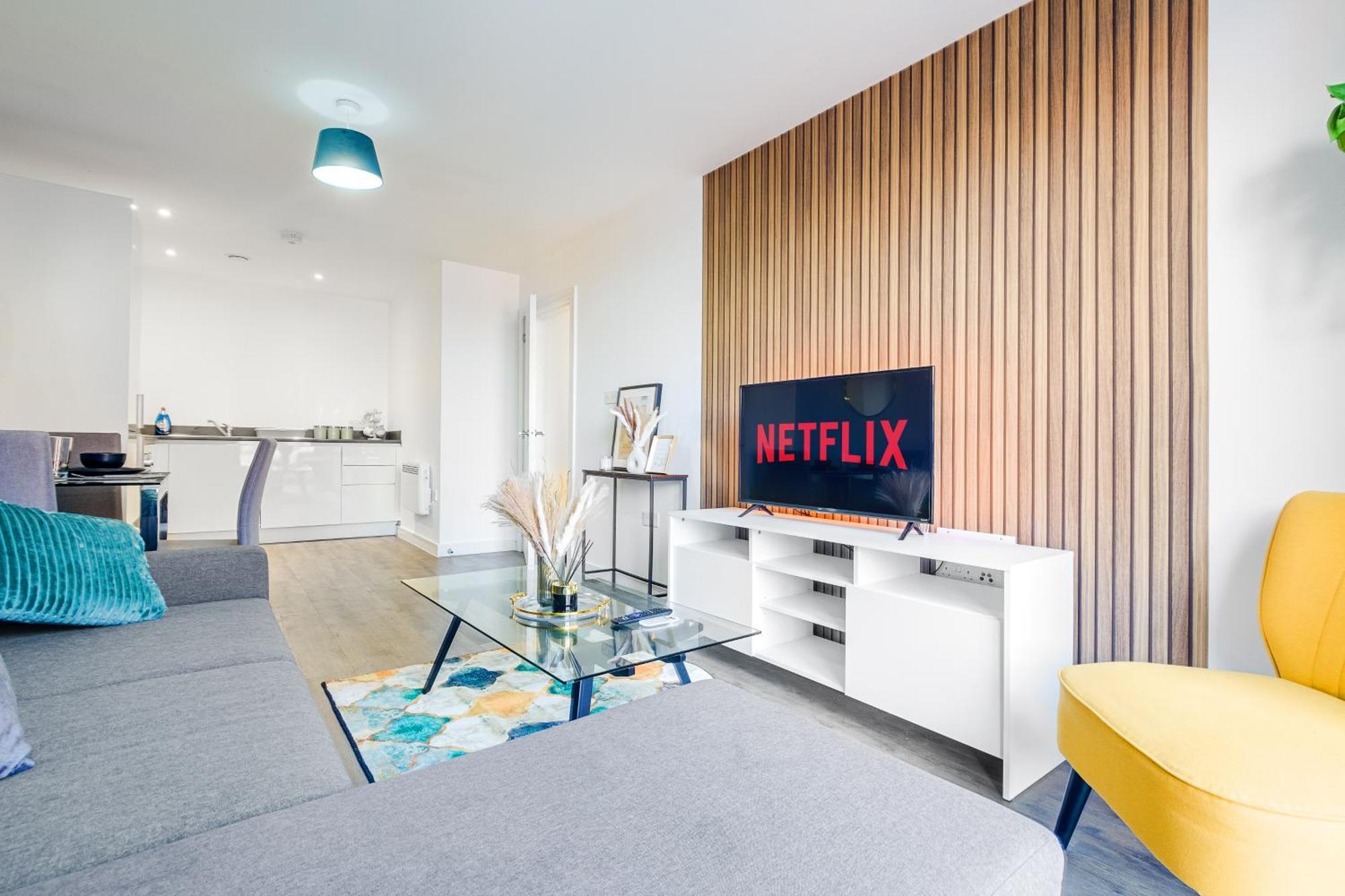 City Centre Emerald Escape - Sleeps-6, 2Beds & 2Baths , Netflix , Free Internet Birmingham Zewnętrze zdjęcie